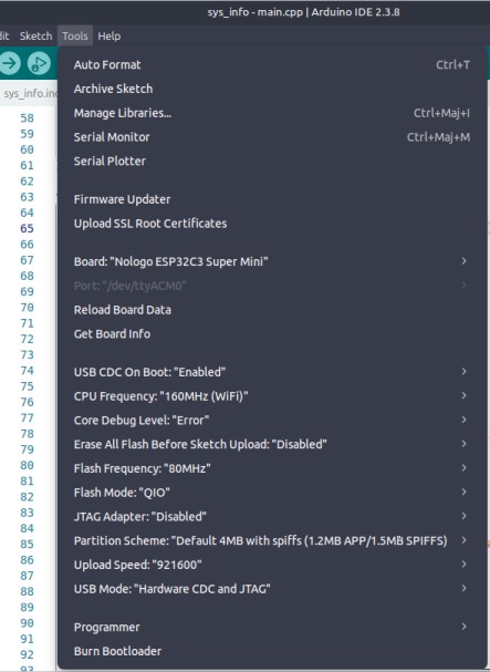 Arduino IDE Preferences
