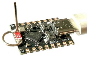 Neufeld antenna on ESP32C3 Super Mini