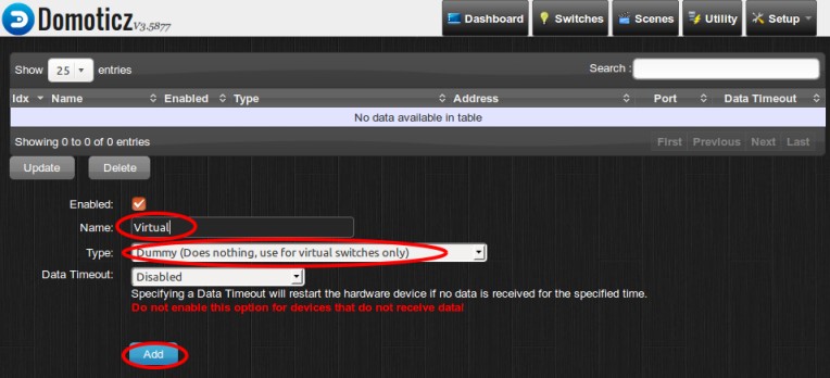 Add virtual hardware
